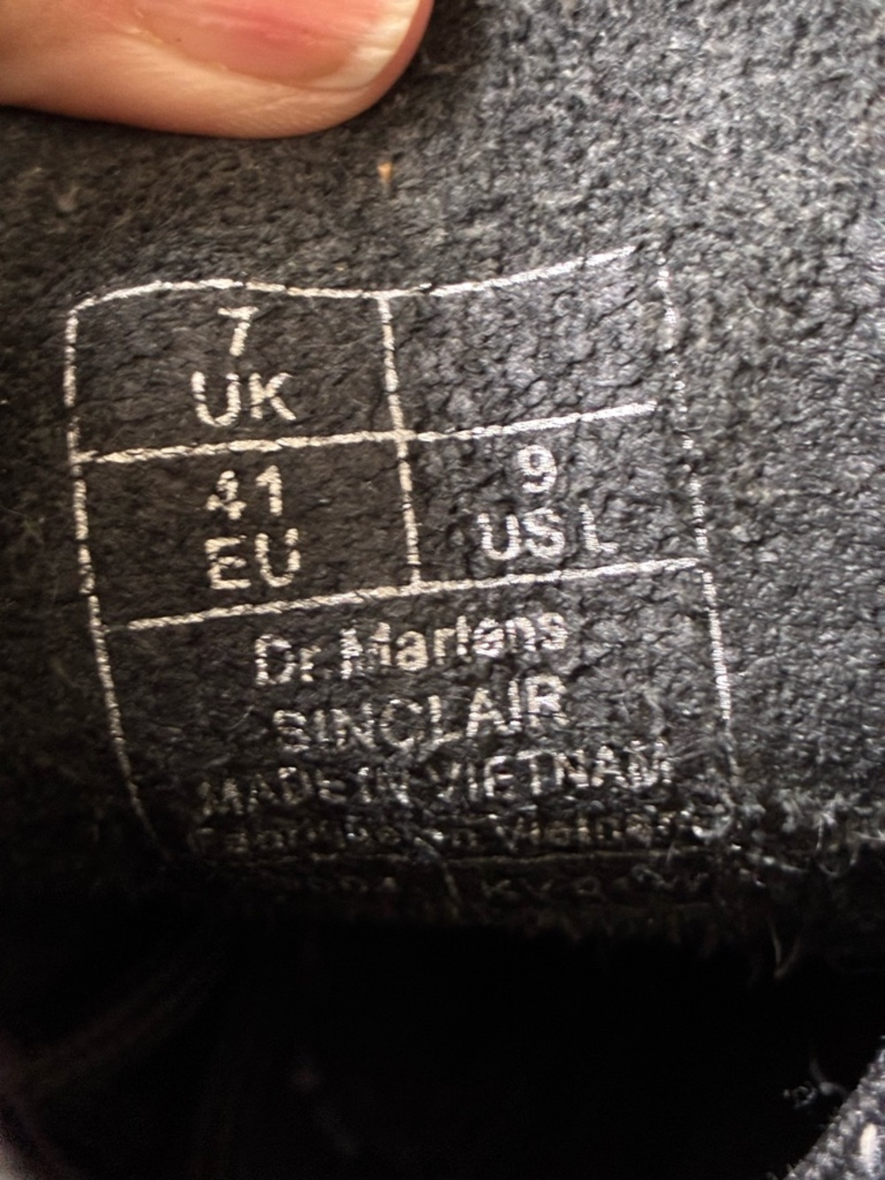 Dr. Martens Black Sinclair leather Zip-Front Combat Boots. - Picture 9 of 10